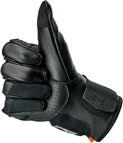 BILTWELL Borrego Gloves - Black - Small 1506-0101-302