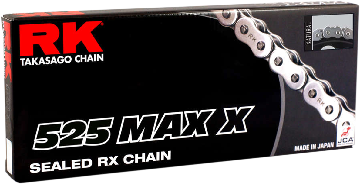 RK 525 Max X - Chain - 120 Links - Red 525MAXX-120-RR