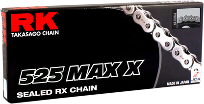 RK 525 Max X - Chain - 120 Links - Red 525MAXX-120-RR