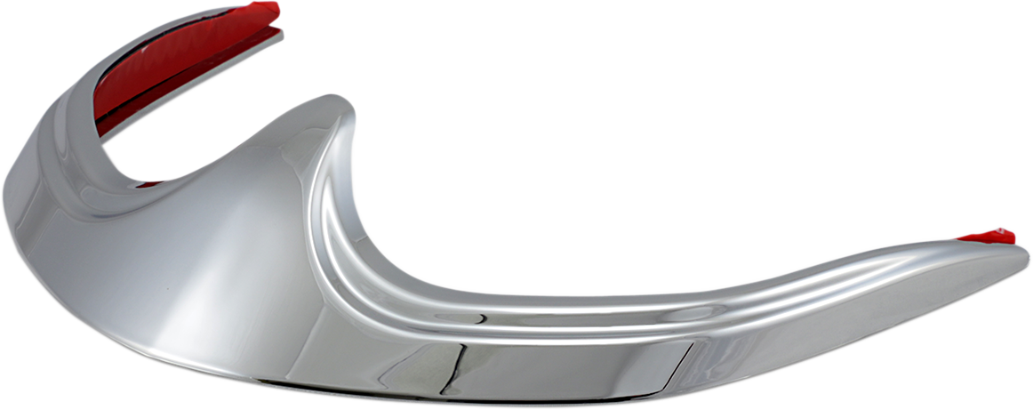 SHOW CHROME Fender Tip Accent - Chrome - Front 55-147