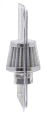 K&N 2in Base OD x .375in Flange ID x 1.75in H Rubber Base Crankcase Vent Filter - White 62-1600WT