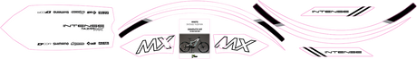 D'COR VISUALS Graphics Kit for Tazer MX - White 10-80-100-WH