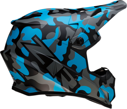 Z1R Rise Helmet - Camo - Blue - XS 0110-6085