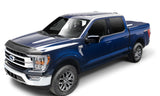 AVS 2021 Ford F-150 (Excl. Tremor/Raptor) Aeroskin II Textured Low Profile Hood Shield - Black 436196