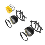 KC HiLiTES FLEX ERA 3 Dual Mode SAE Fog Lights - 2-Light Master Kit for Jeep JK/JL/JT Plastic Bumper 97146