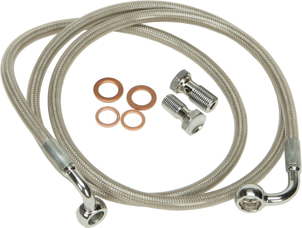 HARDDRIVE Brakeline Kit Clr Softail HD-0802