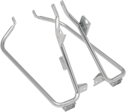 DRAG SPECIALTIES Saddlebag Support Brackets - Chrome - 09-13FLT S77-0138