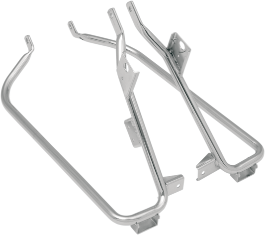 DRAG SPECIALTIES Saddlebag Support Brackets - Chrome - 09-13FLT S77-0138