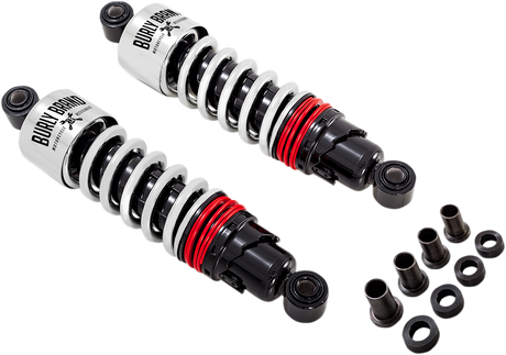 BURLY BRAND Slammer Plus Shocks - Chrome - FLH B28-1204