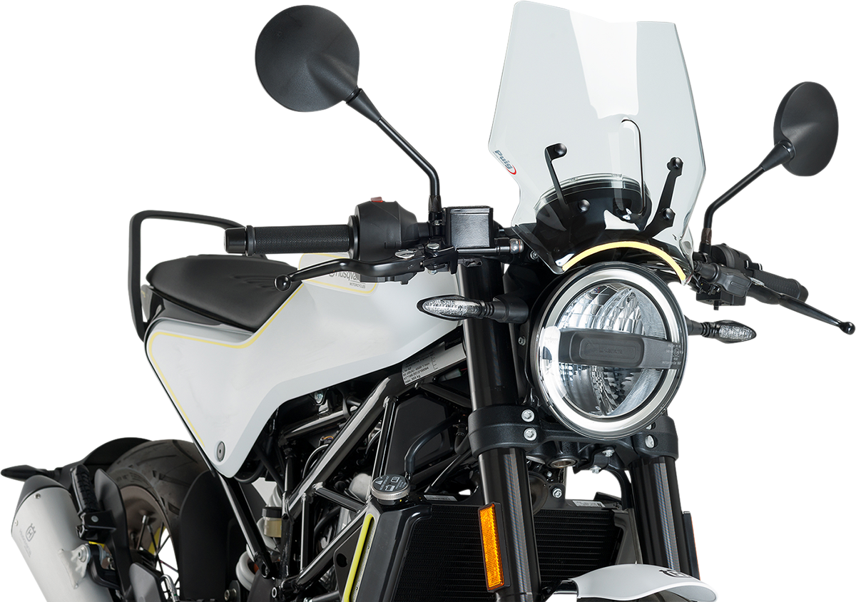 PUIG HI-TECH PARTS New Generation Windscreen - Clear - Husqvarna 9702W