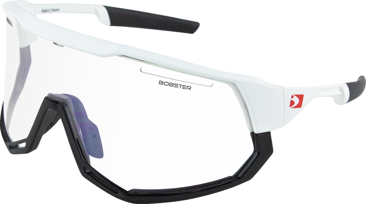 BOBSTER Freewheel Sunglasses - Matte White/Gloss Black BFRE01