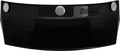 BILTWELL Moto 3-Snap Visor - Black 2002-561