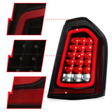 ANZO 11-14 Chrysler 300 LED Taillights Black w/ Sequential 321343