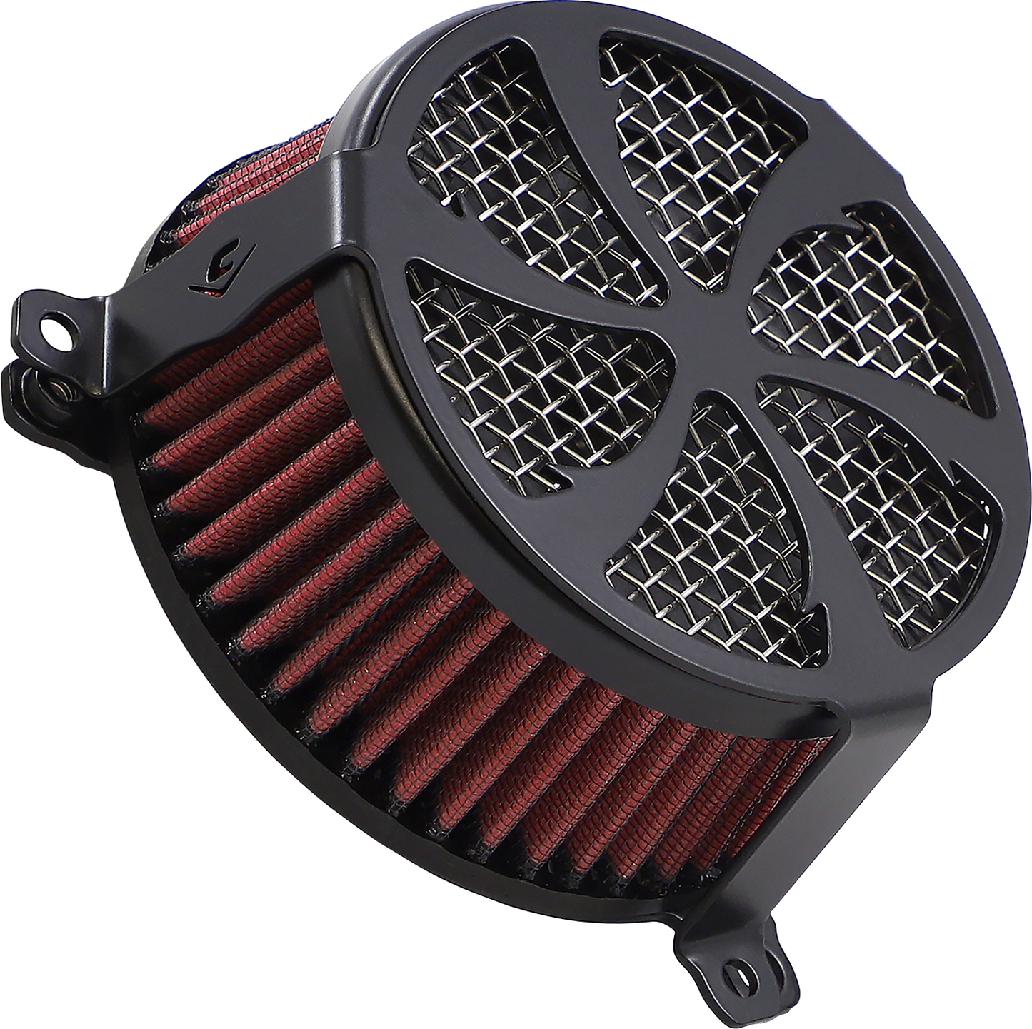 COBRA Swept Air Filter - Black - Bolt 06-0267-01B-SB