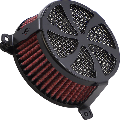 COBRA Swept Air Filter - Black - Bolt 06-0267-01B-SB