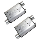 BBK 86-04 Mustang Cat Back Kit Varitune Mufflers Stainless Steel Tips 3001