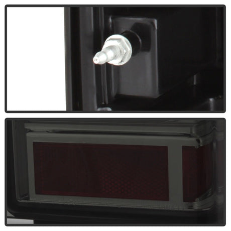 Xtune Hummer H3 06-09 ( Non H3T ) LED Tail Lights Smoke ALT-ON-HH306-LED-SM 5013064