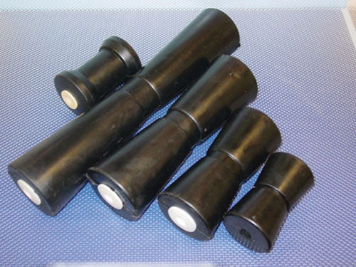 Yates Rubber Keel Roller Heavy Duty 5/8 Bore (8 X 3-1/2) 690055