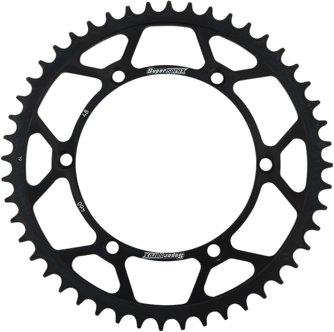 SUPERSPROX Steel Rear Sprocket - 48 Tooth RFE-460-48-BLK