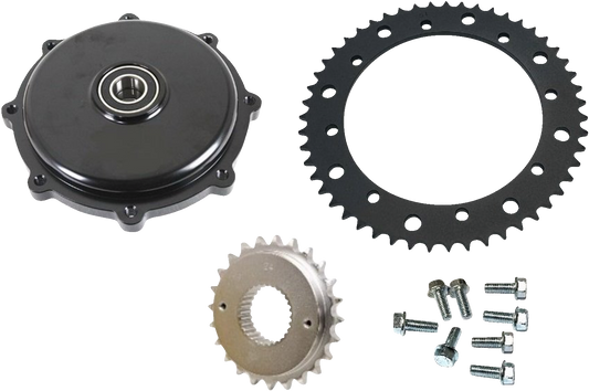 DRAG SPECIALTIES Conversion Sprocket Kit - Chrome 201406