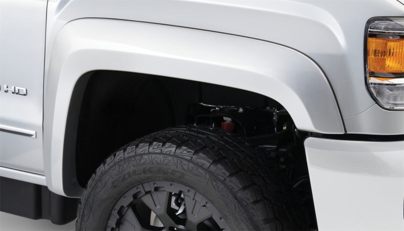 Bushwacker 15-18 GMC Sierra 2500 HD Extend-A-Fender Style Flares 4pc 78.8/97.6in Bed - Black 40966-02