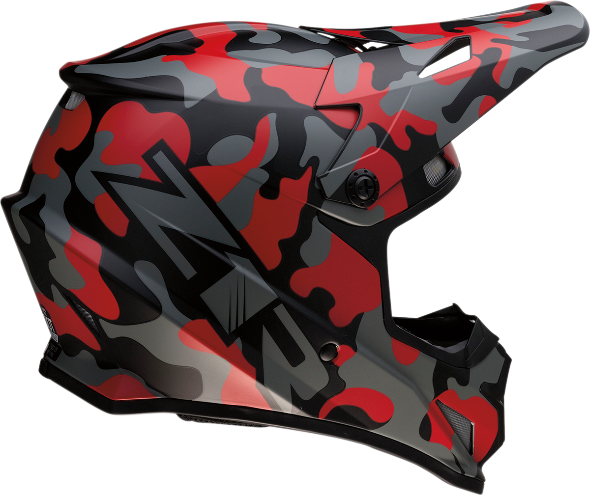 Z1R Rise Helmet - Camo - Red - Small 0110-6080