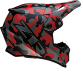 Z1R Rise Helmet - Camo - Red - Medium 0110-6081