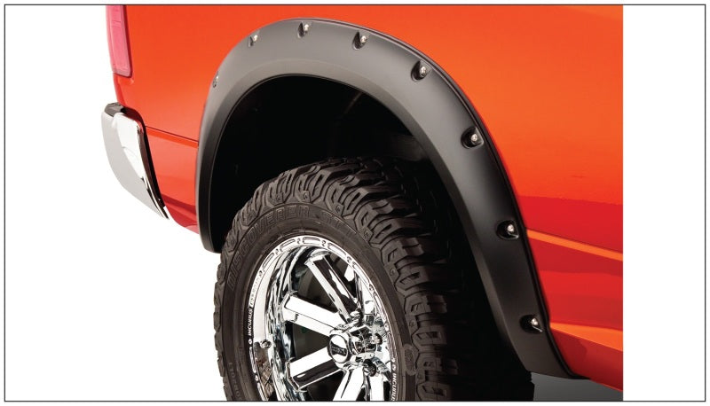 Bushwacker 06-08 Dodge Ram 1500 Fleetside Pocket Style Flares 4pc 97.9/98.3in Bed - Black 50911-02