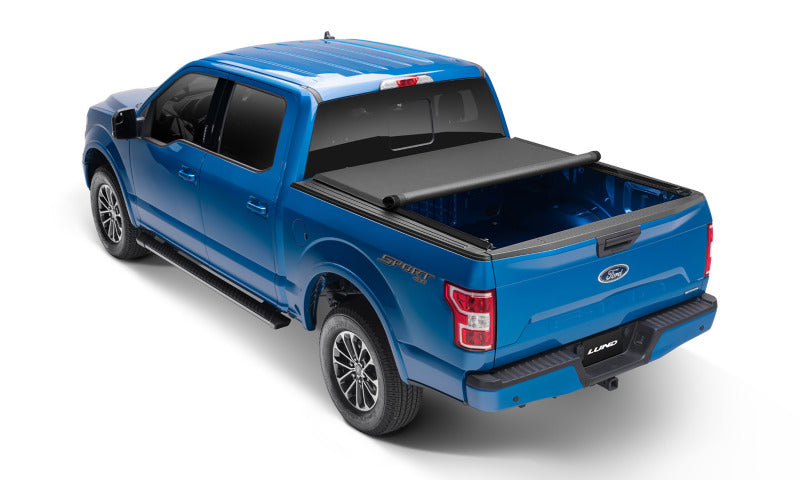 Lund 17-23 Ford F-250/350 Super Duty (6.8ft. Bed) Genesis Elite Roll Up Tonneau Cover - Black 968250