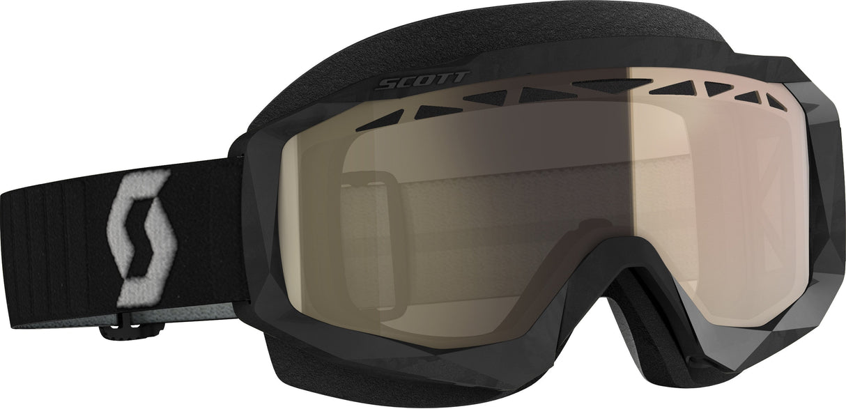 SCOTT Hustle X Snwcrs Goggle Blk/Gry Light Sensitive Bronze Chrome 274515-1001245