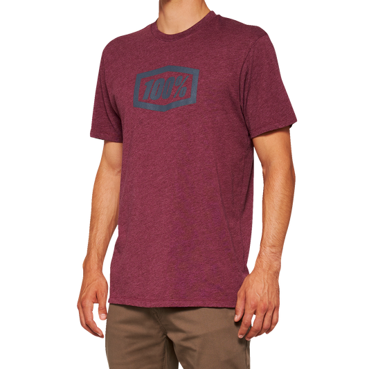 100% Icon T-Shirt - Maroon - Medium 20000-00031