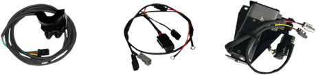 LEGEND SUSPENSION AIR-A M-Eight Softail AIR Suspension - Black - M8 1311-0156