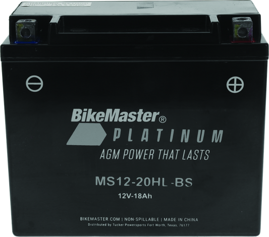 BikeMaster AGM Battery - MS12-20HL-BS 780764