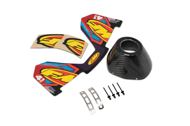 FMF Racing Carbon Replacement End Cap Kit 040643