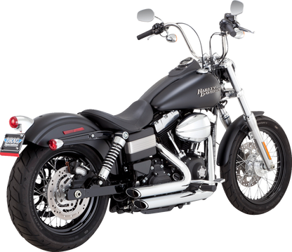 VANCE & HINES Short Shot Staggered Exhaust System - Chrome 17327