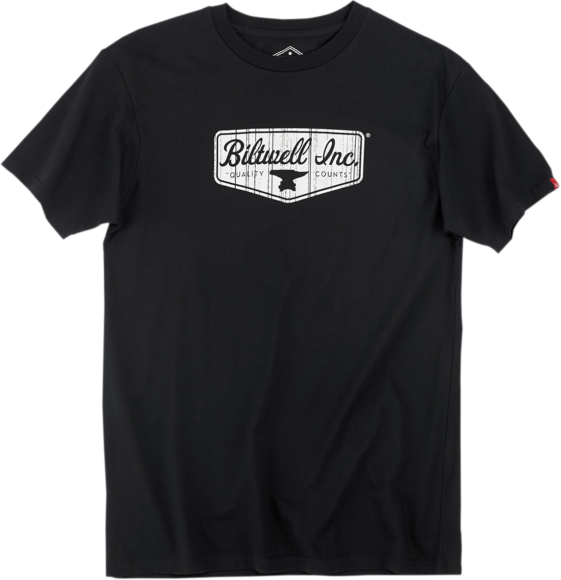 BILTWELL Shield T-Shirt - Black - Small 8101-001-002