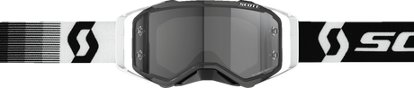 SCOTT Prospect Sand Dust Goggle - Premium Black/White - Light Sensitive Gray 272826-7702327