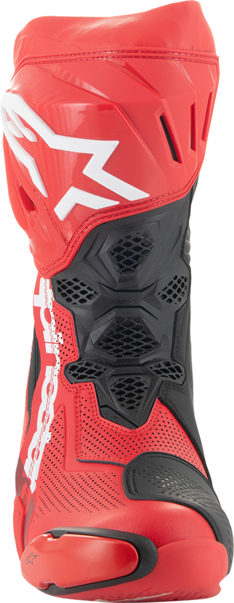 ALPINESTARS Supertech R Vented Boots - Red - US 12/EU 47 2220121-3029-47