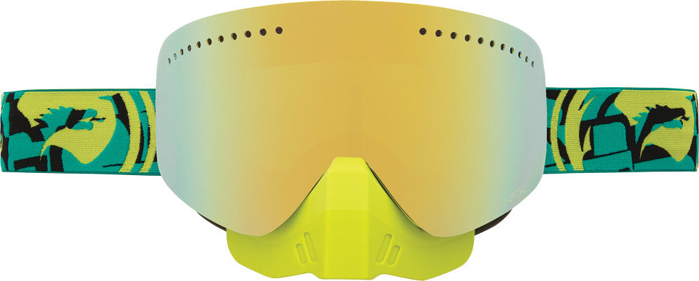 DRAGON Nfx Snow Goggle Cast W/Gold Smoke Lens 722-1913