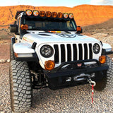 KC HiLiTES 6in. Light Shield for SlimLite LED - Amber 5104