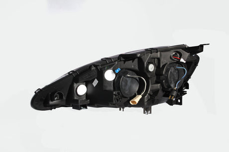 ANZO 2005-2006 Acura Rsx Projector Headlights w/ Halo Black 121197