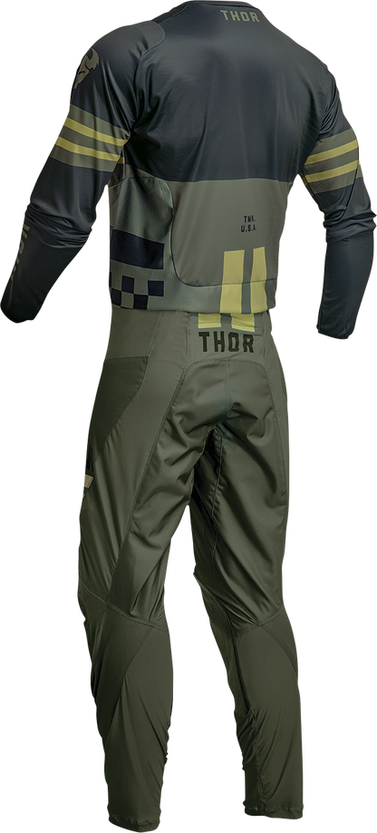 THOR Youth Pulse Combat Jersey - Army - Large 2912-2183