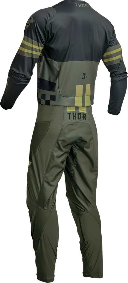THOR Youth Pulse Combat Jersey - Army - 2XS 2912-2179