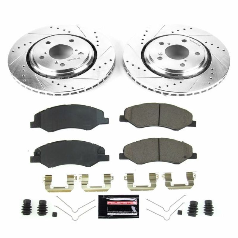 Power Stop 18-19 Honda Odyssey Front Z23 Evolution Sport Brake Kit K7670
