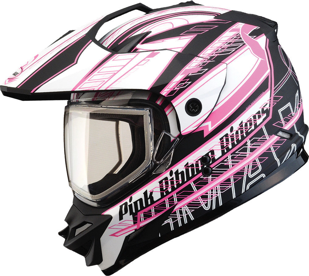 GMAX Gm11 Snow Pnk Ribbon Flt Wht/ Blk/Pnk Lg G2113406