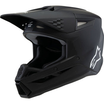 ALPINESTARS Youth SM3 Helmet - Solid - Matte Black - Medium 8302225-110-YM