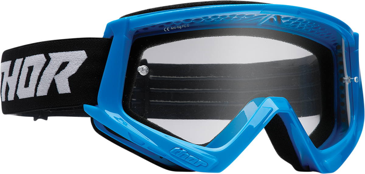 THOR Combat Goggles - Racer - Blue/Black 2601-2703