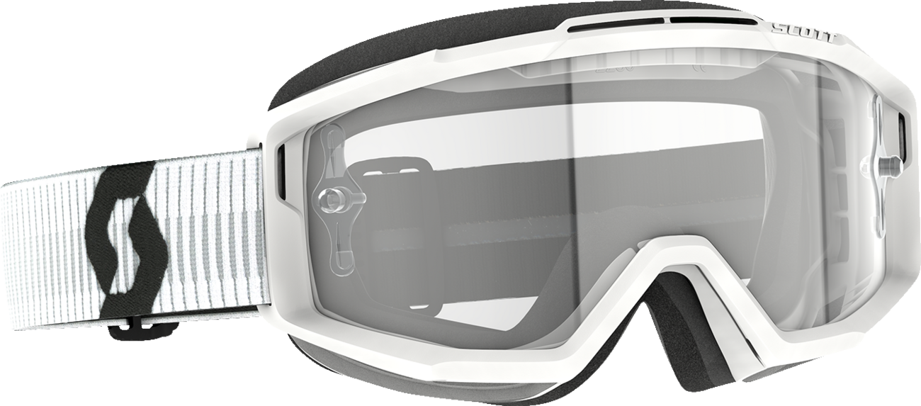 SCOTT Split OTG Goggles - White - Clear Works 285537-0002113