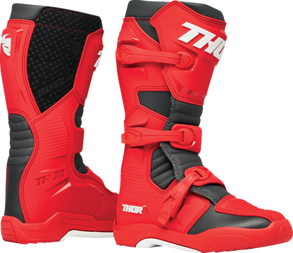 THOR Blitz XR Boots - Red/Charcoal - Size 7 3410-3109