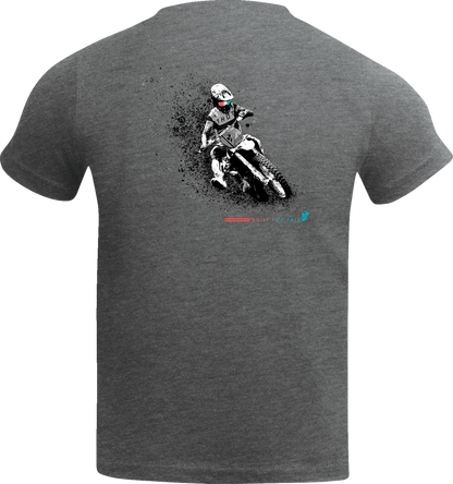 THOR Youth Charge T-Shirt - Dark Heather Gray - Small 3032-3736